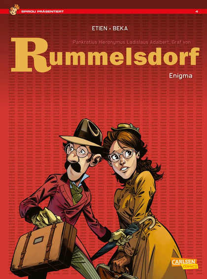 Buchcover von 'Spirou präsentiert 4: Rummelsdorf 1: Enigma' - Taschenbuch von Beka
