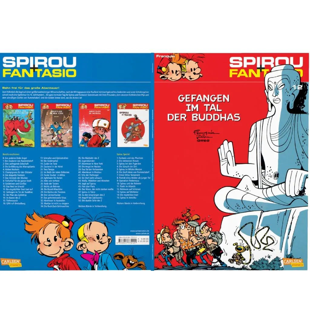 Abbildung von 'Spirou und Fantasio 12: Gefangen im Tal der Buddhas'