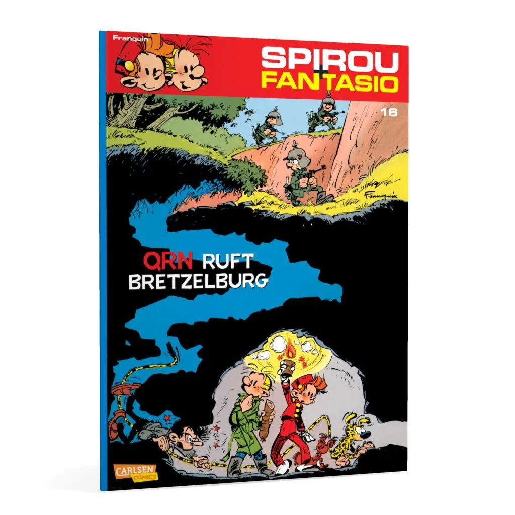 Produktansicht: Spirou und Fantasio 16: QRN ruft Bretzelburg (Taschenbuch)