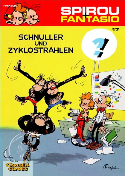 Buchcover von 'Spirou und Fantasio 17: Schnuller und Zyklostrahlen' - Taschenbuch von André Franquin