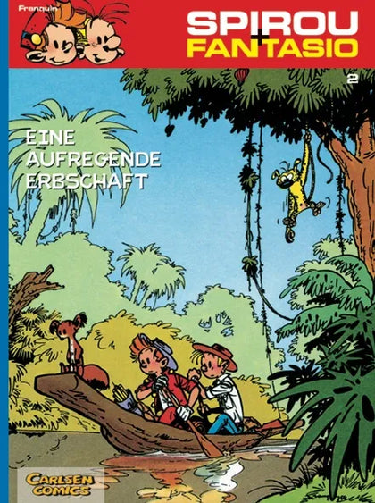 Buchcover von 'Spirou und Fantasio 2: Eine aufregende Erbschaft' - Taschenbuch von André Franquin