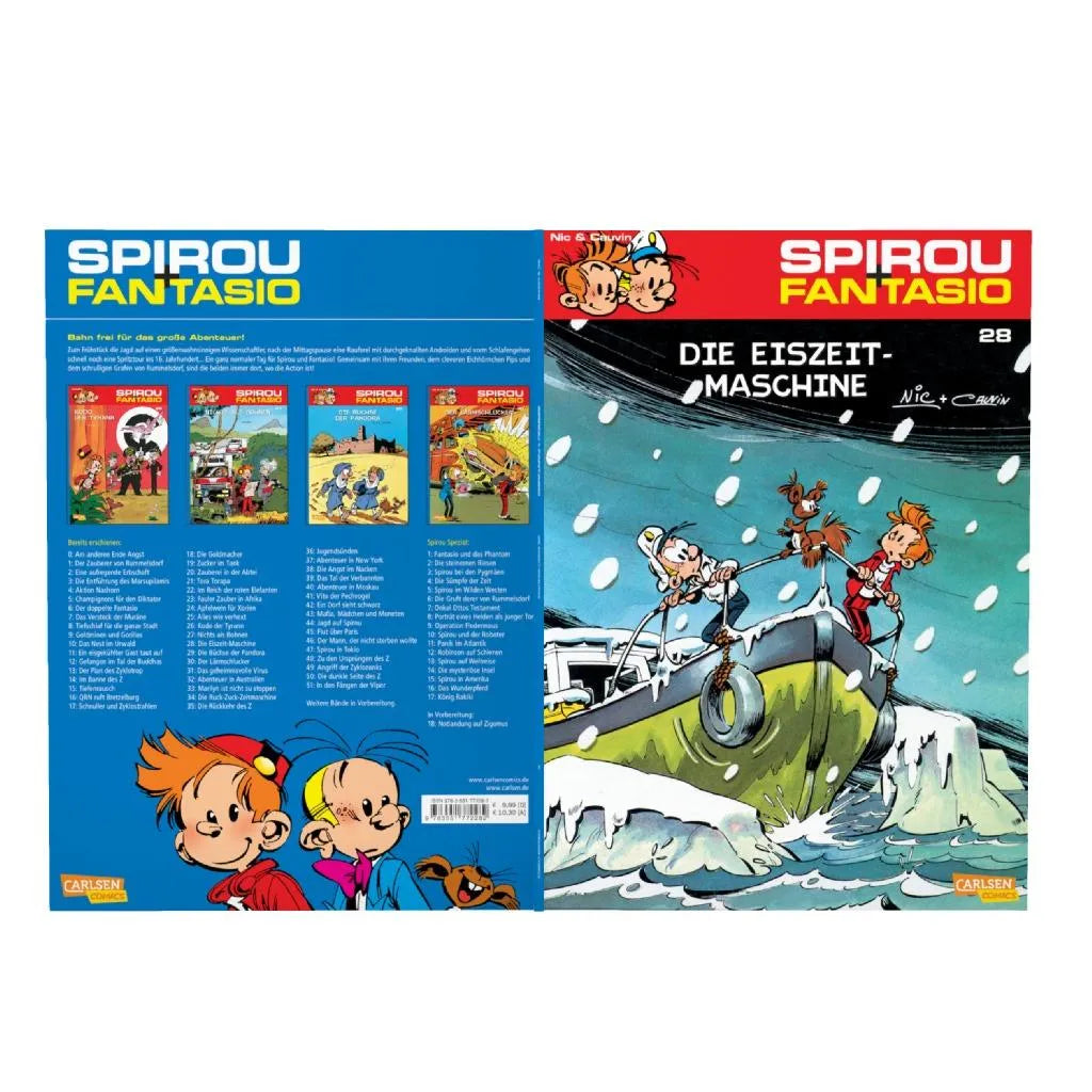 Produktansicht: Spirou und Fantasio 28: Die Eiszeit-Maschine (Taschenbuch)