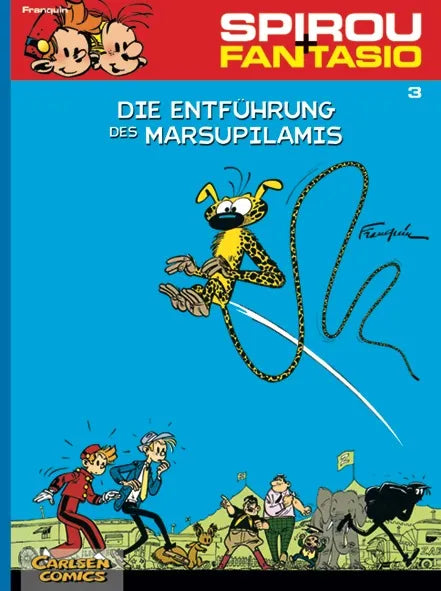 Buchcover von 'Spirou und Fantasio 3: Die Entführung des Marsupilamis' - Taschenbuch von André Franquin