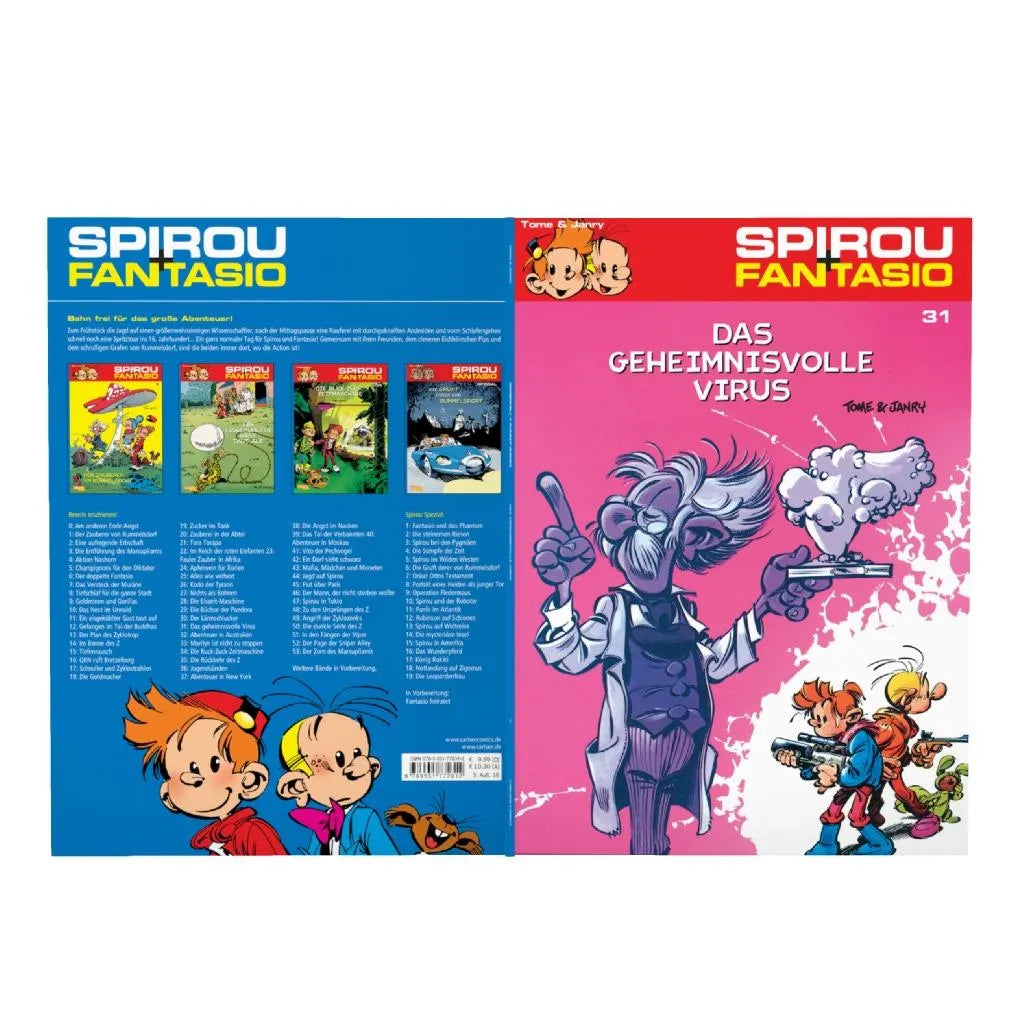 Abbildung von 'Spirou und Fantasio 31: Das geheimnisvolle Virus'