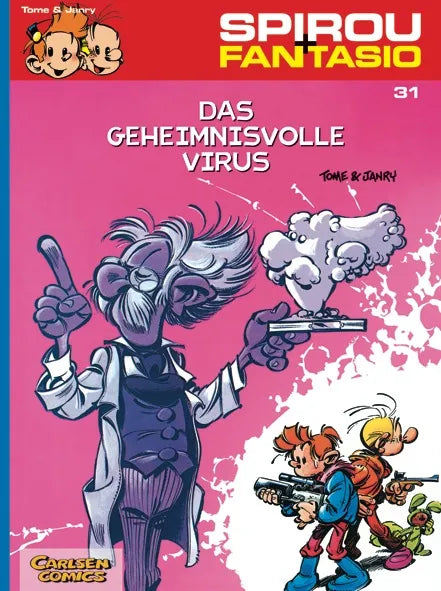 Buchcover von 'Spirou und Fantasio 31: Das geheimnisvolle Virus' - Taschenbuch von Janry
