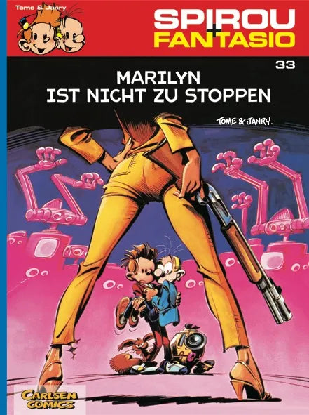 Buchcover von 'Spirou und Fantasio 33: Marilyn ist nicht zu stoppen' - Taschenbuch von Janry