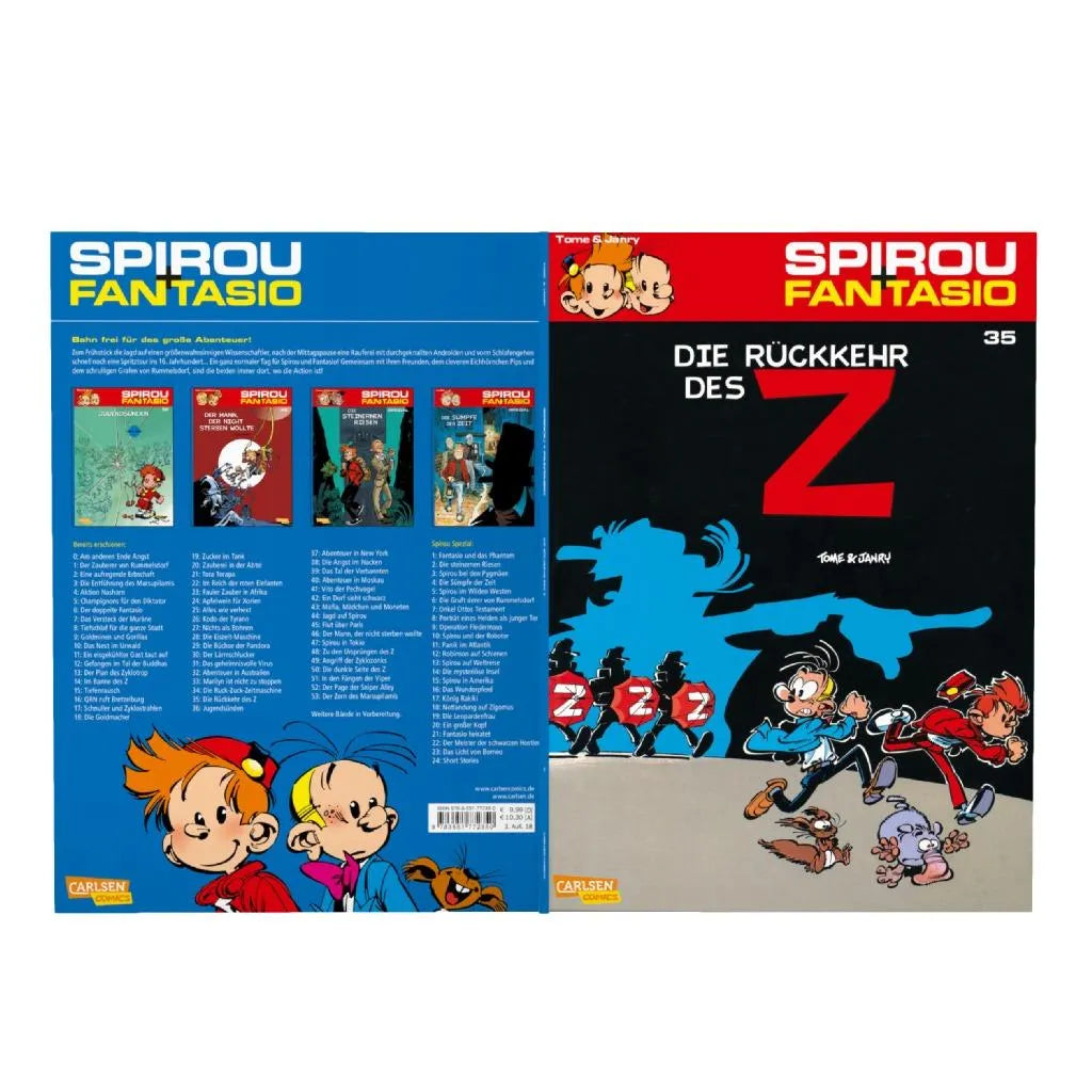 Produktansicht: Spirou und Fantasio 35: Die Rückkehr des Z (Taschenbuch)