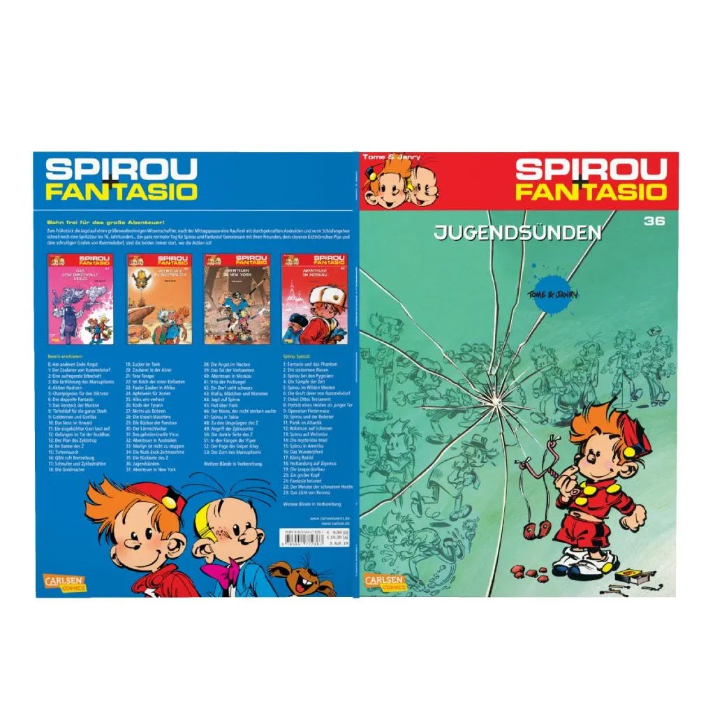 Produktansicht: Spirou und Fantasio 36: Jugendsünden (Taschenbuch)