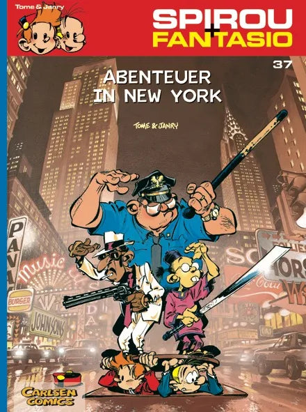 Buchcover von 'Spirou und Fantasio 37: Abenteuer in New York' - Taschenbuch von Janry