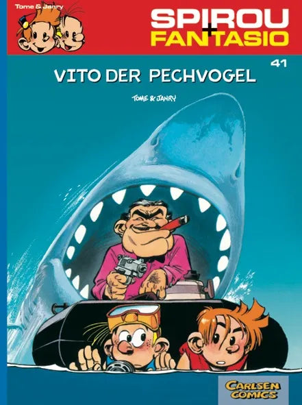Buchcover von 'Spirou und Fantasio 41: Vito der Pechvogel' - Taschenbuch von Janry