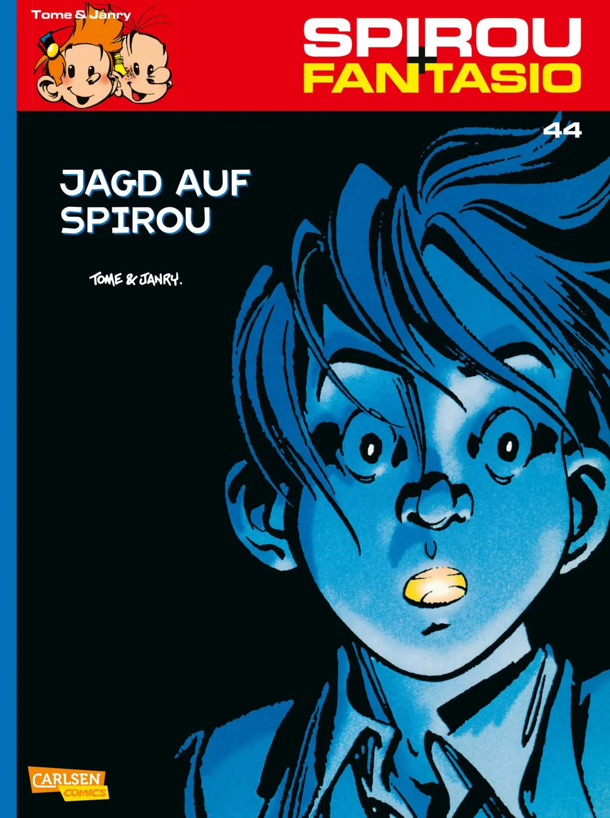 Buchcover von 'Spirou und Fantasio 44: Jagd auf Spirou' - Taschenbuch von Janry