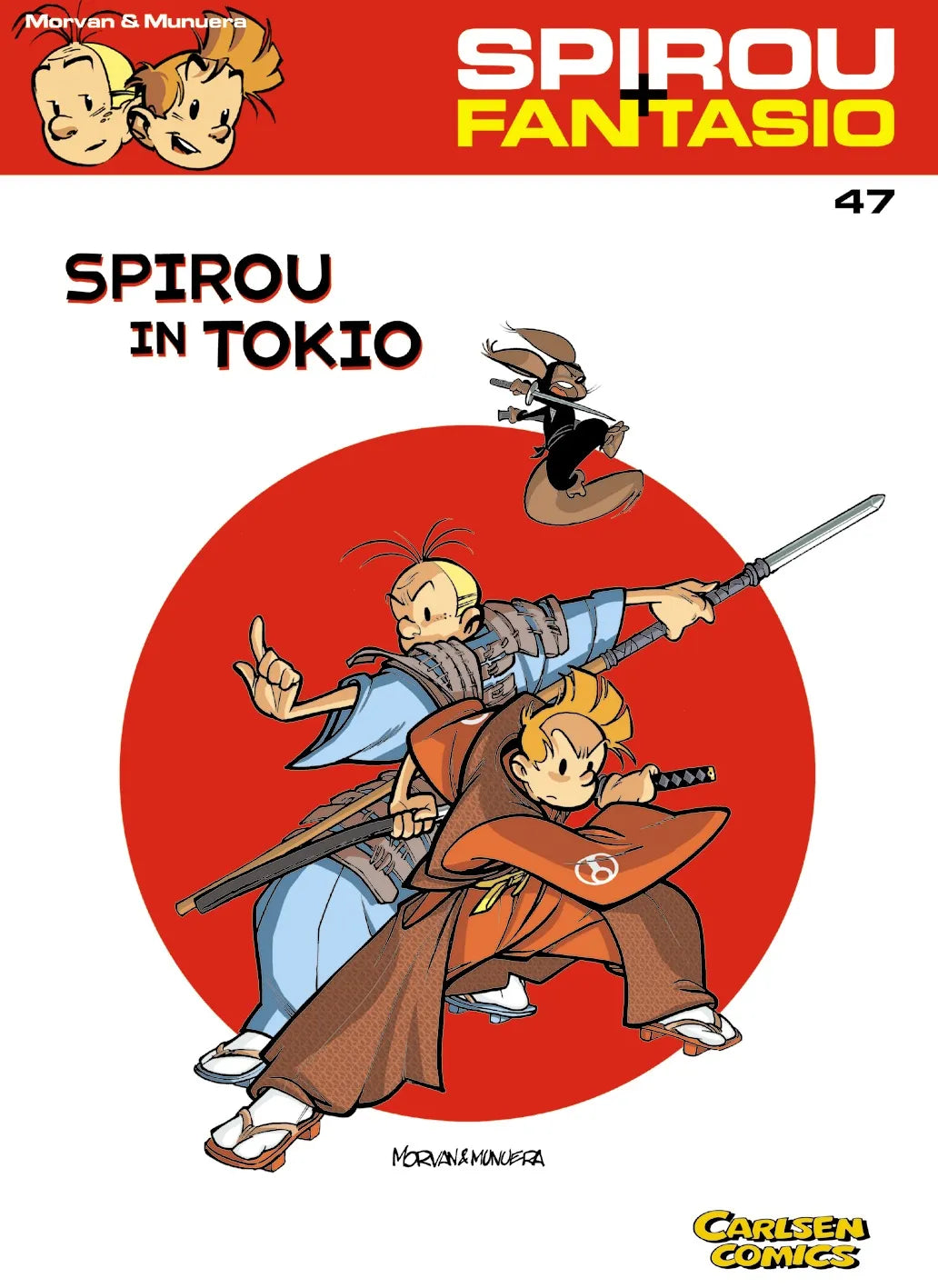 Buchcover von 'Spirou und Fantasio 47: Spirou in Tokio' - Taschenbuch von Jean David Morvan