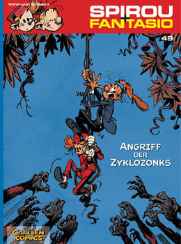 Buchcover von 'Spirou und Fantasio 49: Angriff der Zyklozonks' - Taschenbuch von Fabien Vehlmann