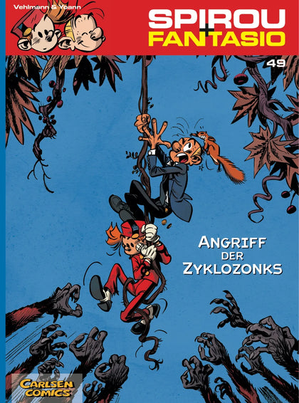 Buchcover von 'Spirou und Fantasio 49: Angriff der Zyklozonks' - Taschenbuch von Fabien Vehlmann