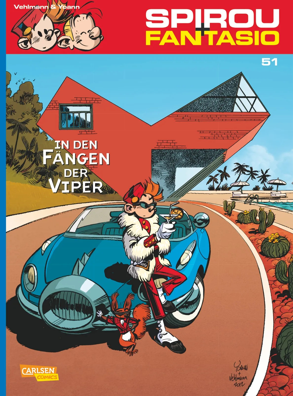 Buchcover von 'Spirou und Fantasio 51: In den Fängen der Viper' - Taschenbuch von Fabien Vehlmann