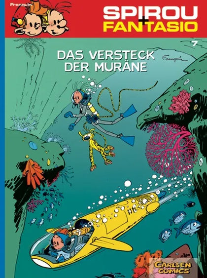 Buchcover von 'Spirou und Fantasio 7: Das Versteck der Muräne' - Taschenbuch von André Franquin