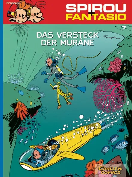 Buchcover von 'Spirou und Fantasio 7: Das Versteck der Muräne' - Taschenbuch von André Franquin