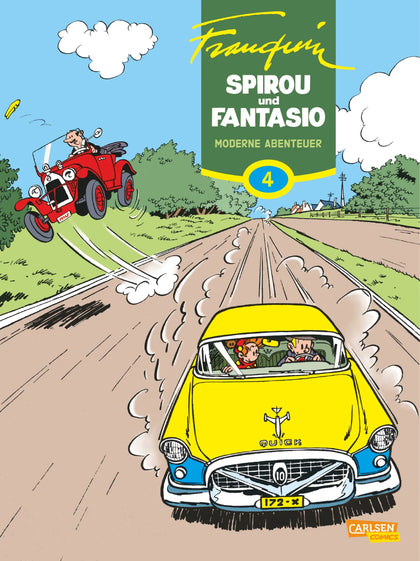 Buchcover von 'Spirou und Fantasio Gesamtausgabe 4: Moderne Abenteuer' - Gebundene Ausgabe von André Franquin