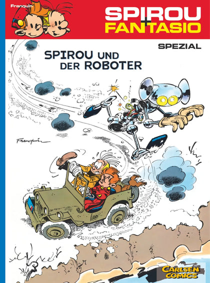Buchcover von 'Spirou und Fantasio Spezial 10: Spirou und der Roboter' - Taschenbuch von André Franquin
