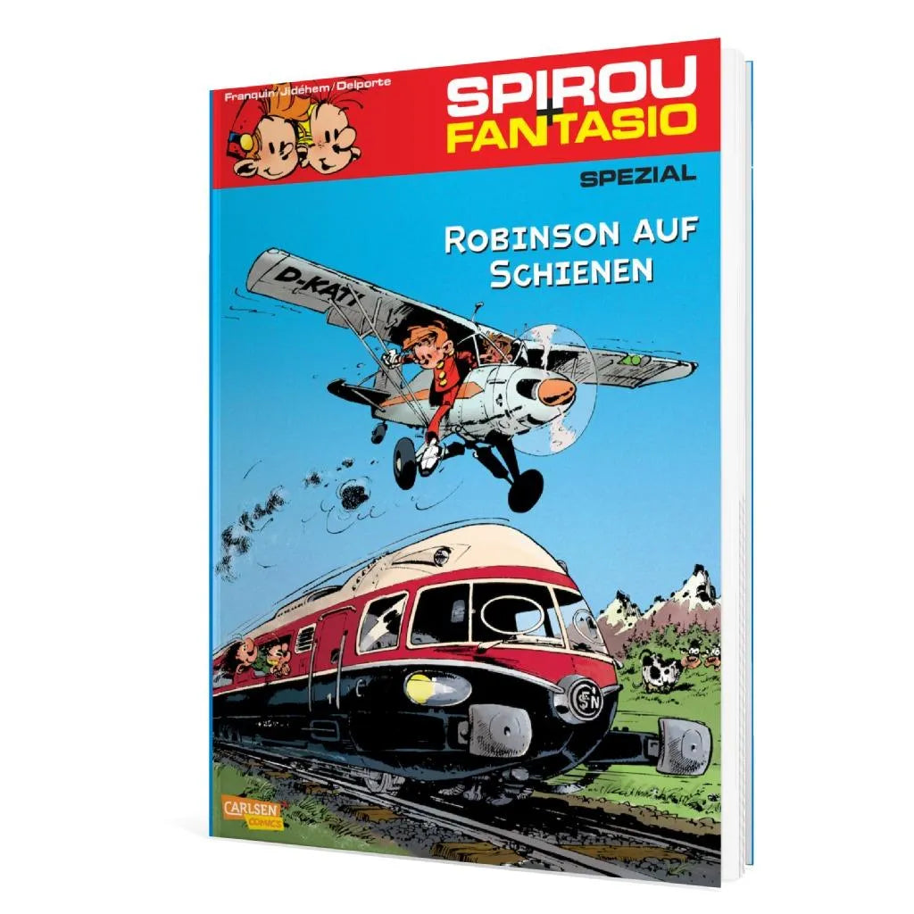 Produktansicht: Spirou und Fantasio Spezial 12: Robinson auf Schienen (Taschenbuch)