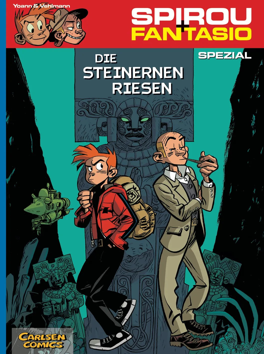 Buchcover von 'Spirou und Fantasio Spezial 2: Die steinernen Riesen' - Taschenbuch von Fabien Vehlmann