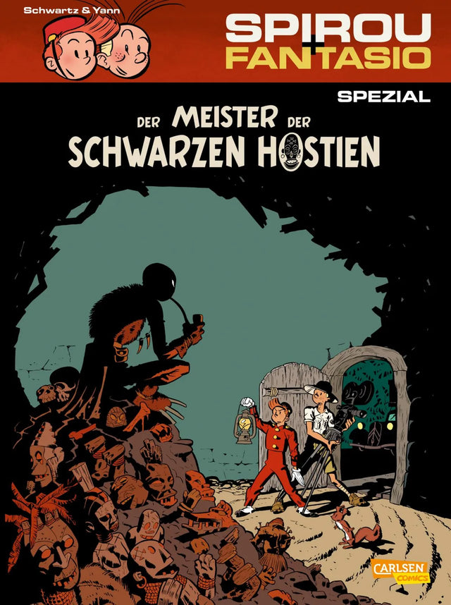 Buchcover von 'Spirou und Fantasio Spezial 22: Der Meister der schwarzen Hostien' - Taschenbuch von Yann