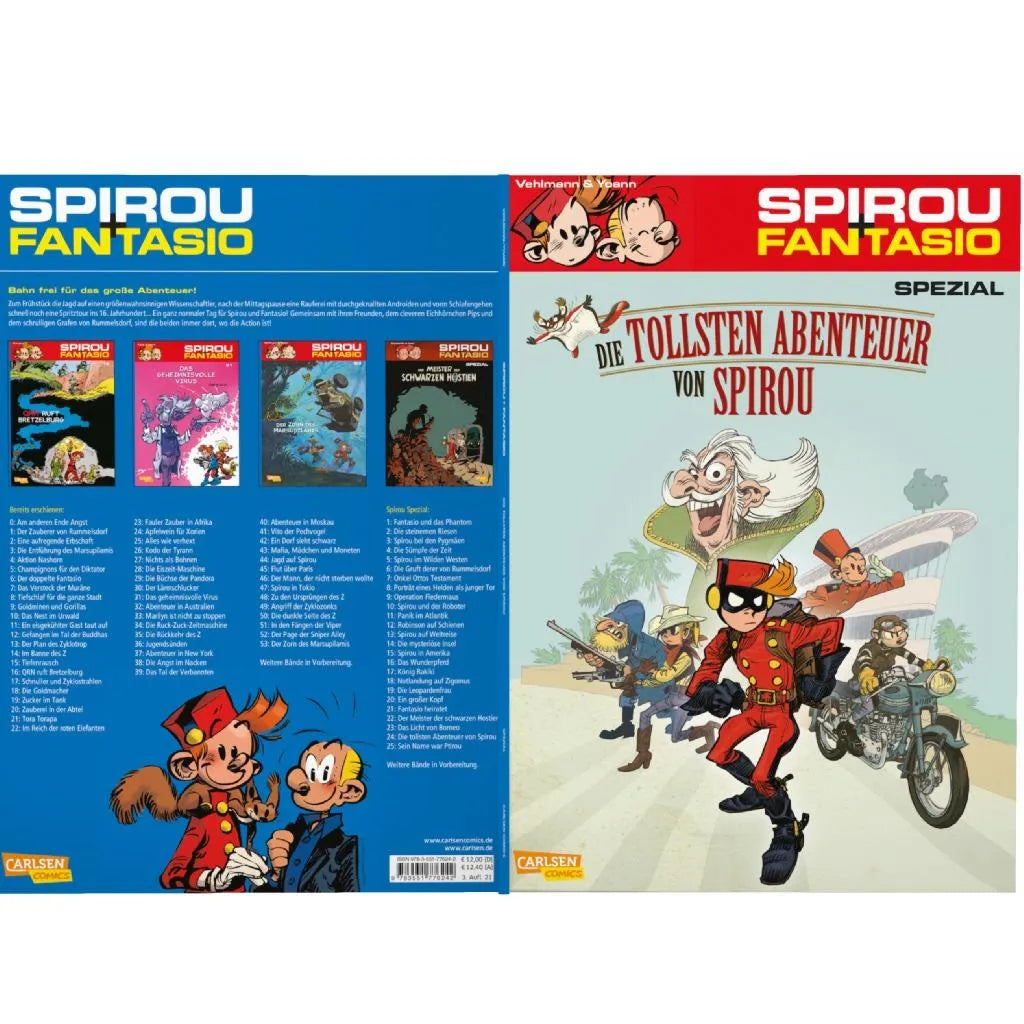 Produktansicht: Spirou und Fantasio Spezial 24: Short Stories (Taschenbuch)