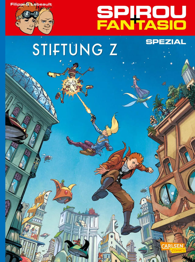 Buchcover von 'Spirou und Fantasio Spezial 27: Stiftung Z' - Taschenbuch von Denis-Pierre Filippi