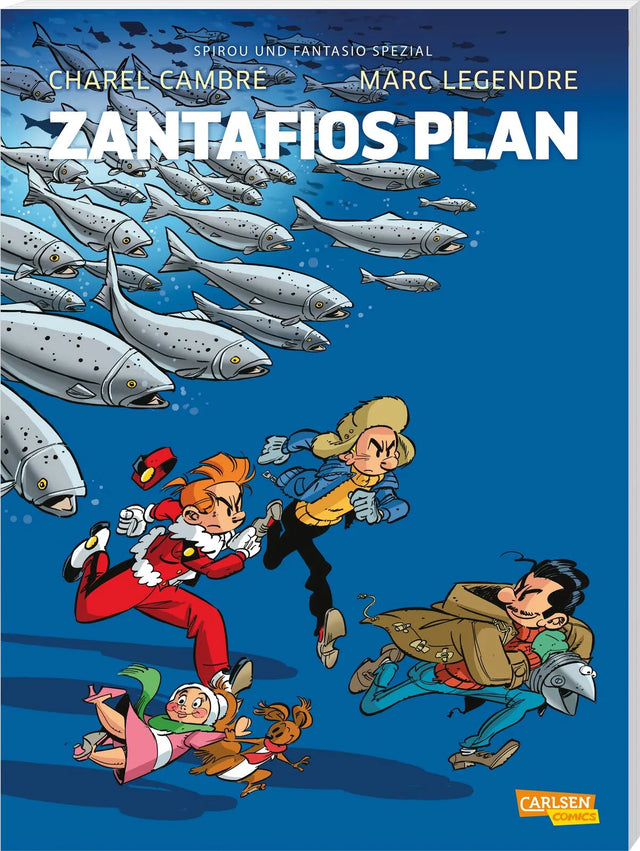 Buchcover von 'Spirou und Fantasio Spezial 37: Zantafios Plan' - Taschenbuch von Marc Legendre