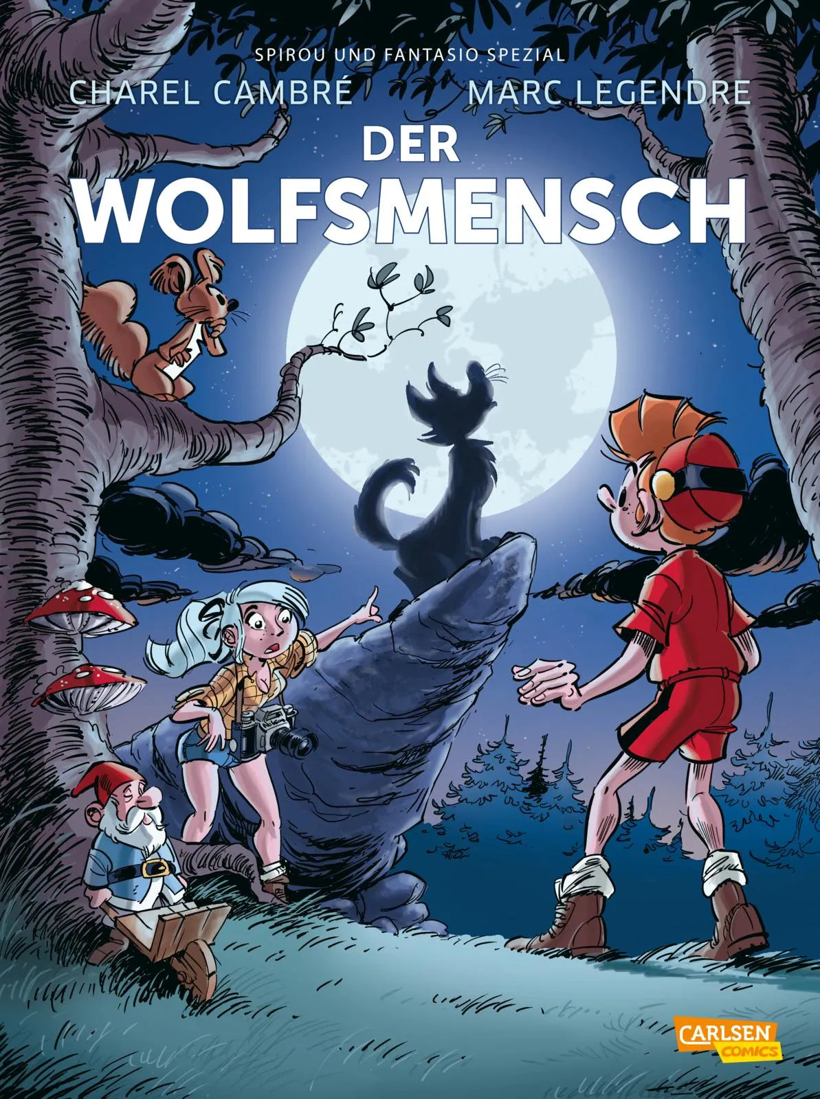 Buchcover von 'Spirou und Fantasio Spezial 39: Der Wolfsmensch' - Taschenbuch von Marc Legendre