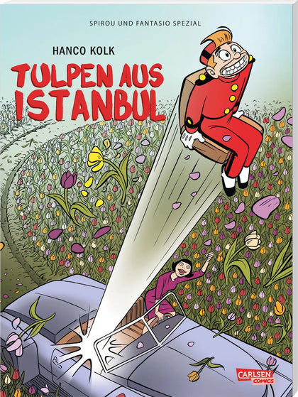 Buchcover von 'Spirou und Fantasio Spezial 40: Tulpen aus Istanbul' - Taschenbuch von Hanco Kolk
