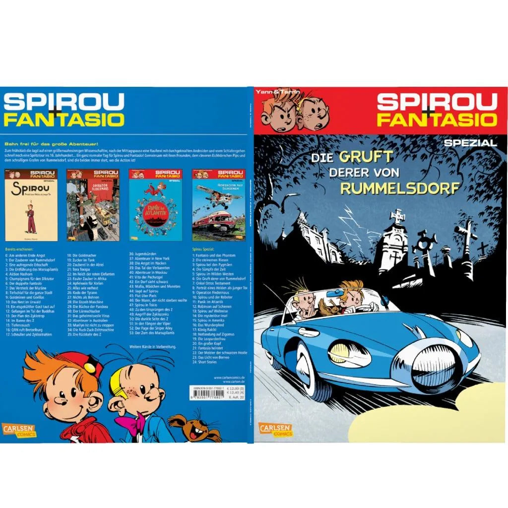 Produktansicht: Spirou und Fantasio Spezial 6: Die Gruft derer von Rummelsdorf (Taschenbuch)