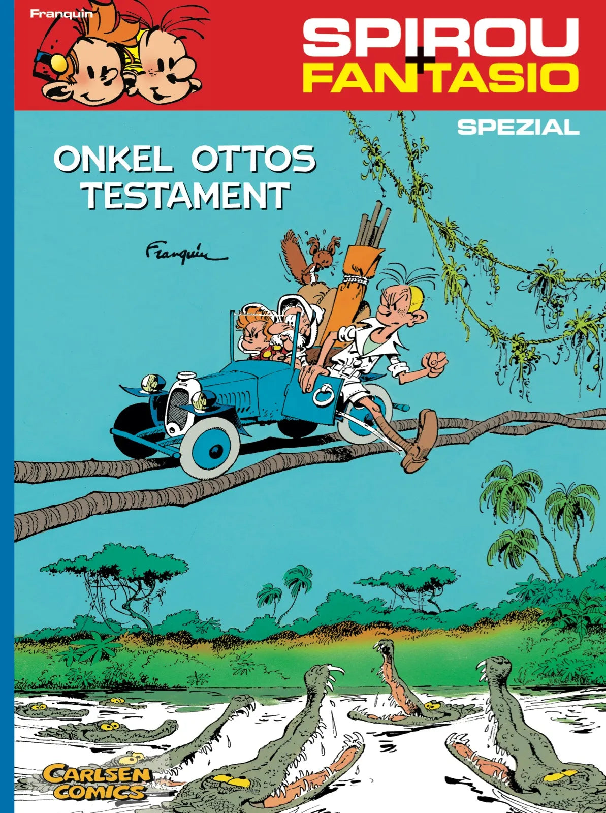 Buchcover von 'Spirou und Fantasio Spezial 7: Onkel Ottos Testament' - Taschenbuch von André Franquin
