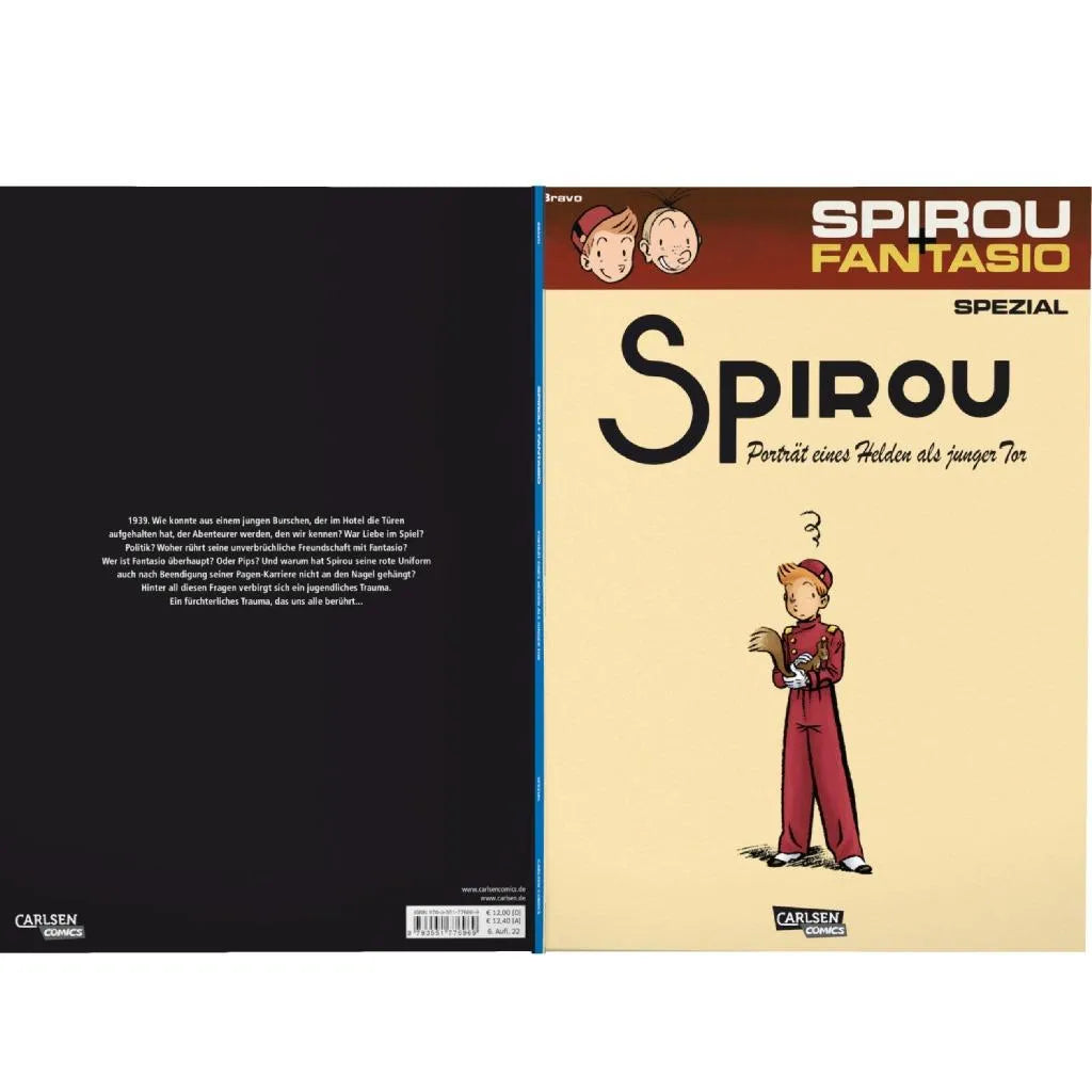 Abbildung von 'Spirou und Fantasio Spezial 8: Porträt eines Helden als junger Tor'