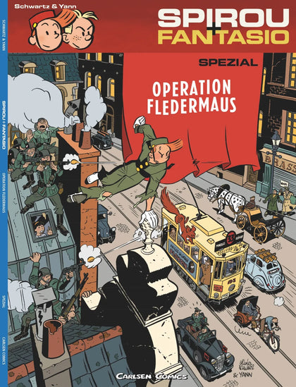Buchcover von 'Spirou und Fantasio Spezial 9: Operation Fledermaus' - Taschenbuch von Yann