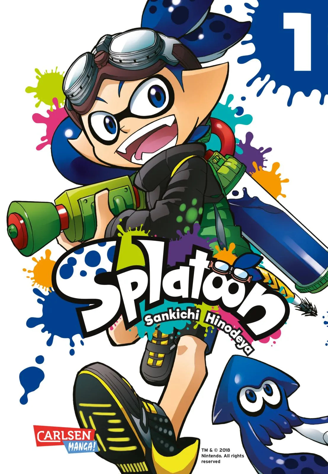 Buchcover von 'Splatoon 1' - Taschenbuch von Sankichi Hinodeya