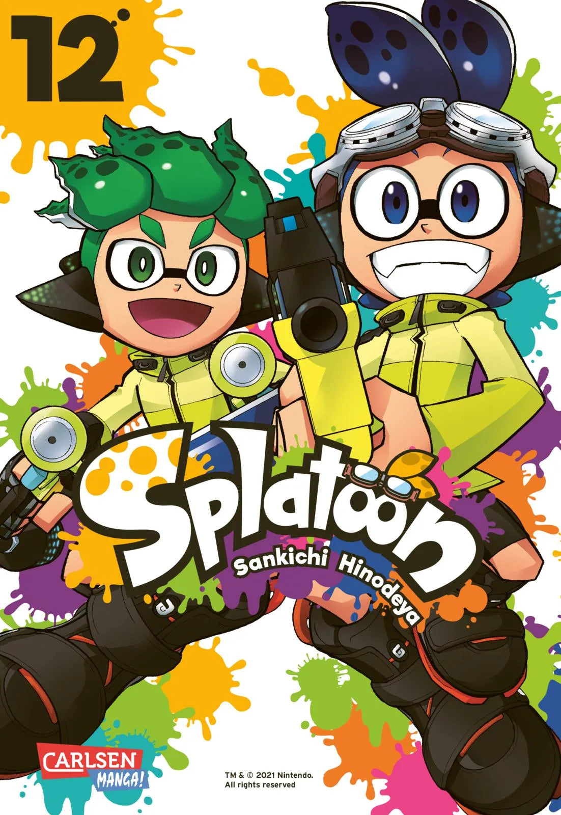 Buchcover von 'Splatoon 12' - Taschenbuch von Sankichi Hinodeya
