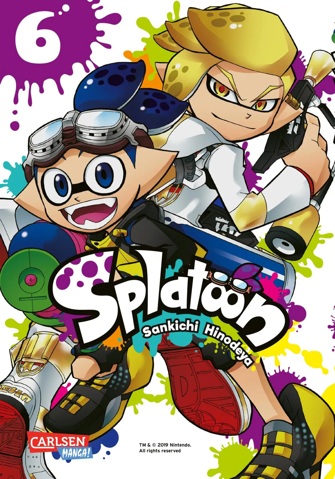 Buchcover von 'Splatoon 6' - Taschenbuch von Sankichi Hinodeya