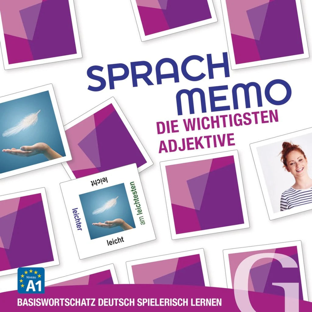 Lernspiel: SPRACHMEMO Die wichtigsten Adjektive