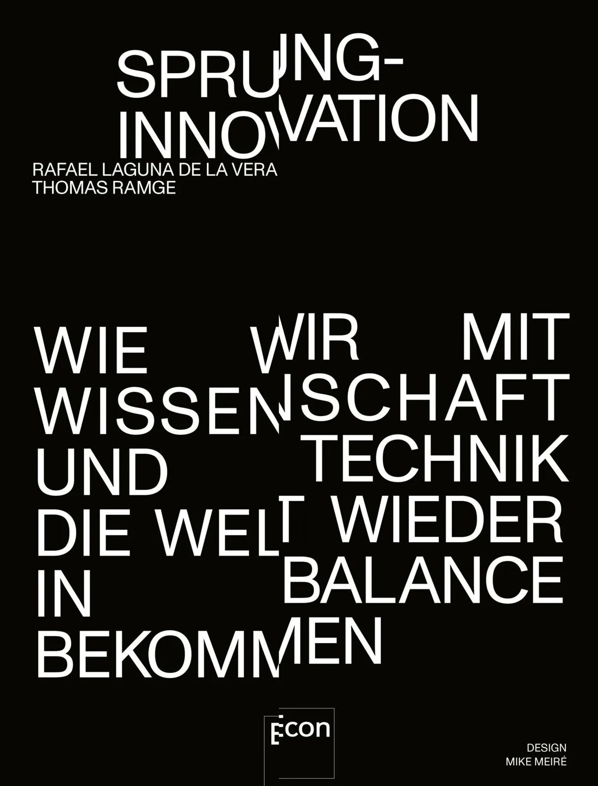 Buchcover von 'Sprunginnovation' - Gebundene Ausgabe von Rafael Laguna de la Vera