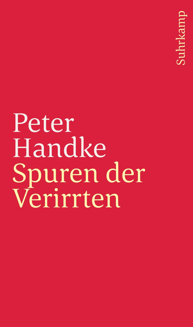 Buchcover von 'Spuren der Verirrten' - Taschenbuch von Peter Handke