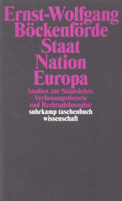 Staat, Nation, Europa