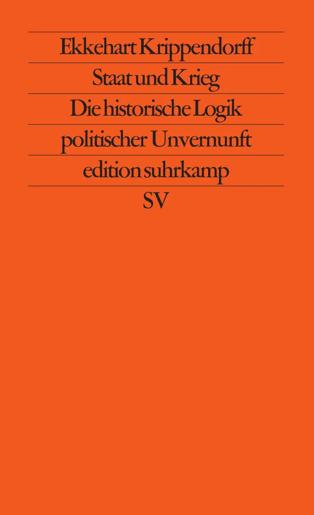 Buchcover von 'Staat und Krieg' - Taschenbuch von Ekkehart Krippendorff