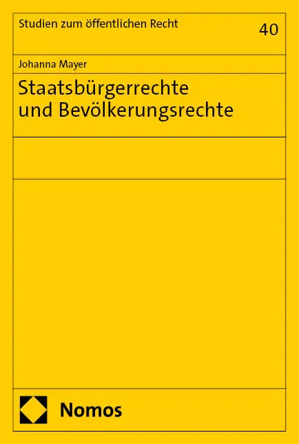 Staatsbürgerrechte und Bevölkerungsrechte