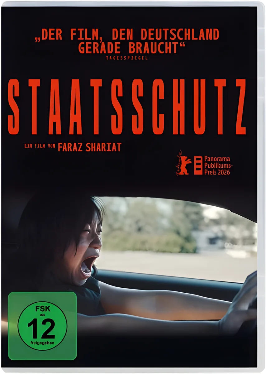 DVD-Cover: Staatsschutz. Regie: Faraz Shariat