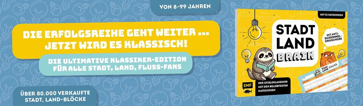 Stadt, Land, Brain – Der Spieleklassiker mit den beliebtesten Kategorien – Ansicht