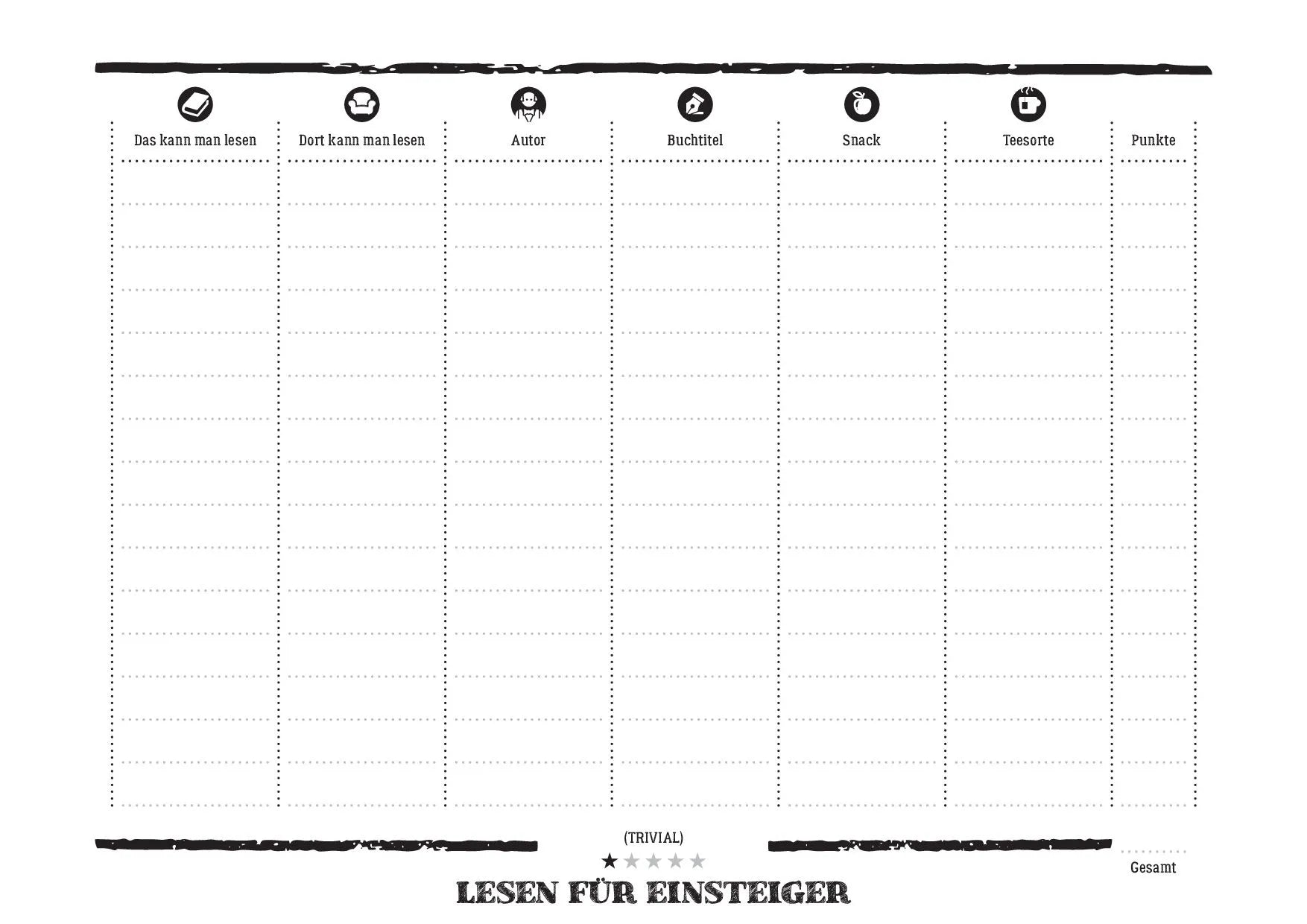 Innenansicht von 'Stadt Land Buch' - Taschenbuch