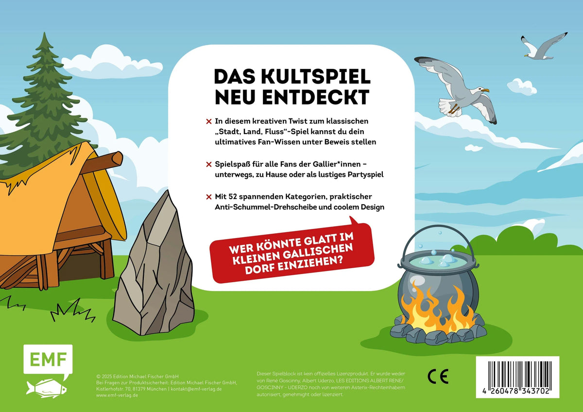 Stadt, Land, das inoffizielle Spiel für Gallier-Fans – Der Spieleklassiker zur beliebten Comicreihe – Ansicht
