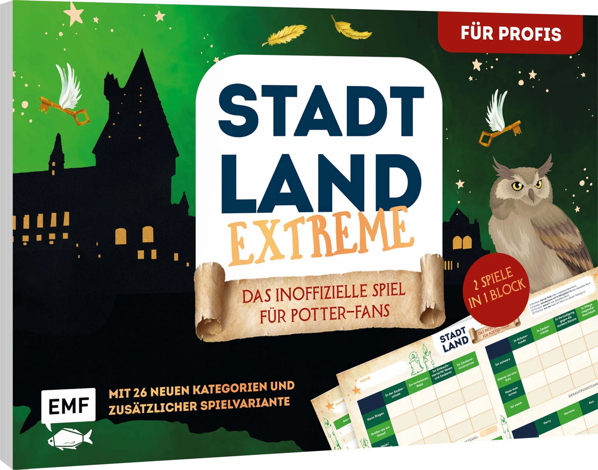 Partyspiel: Stadt, Land, ... Das inoffizielle Spiel für Harry Potter-Fans – Extreme