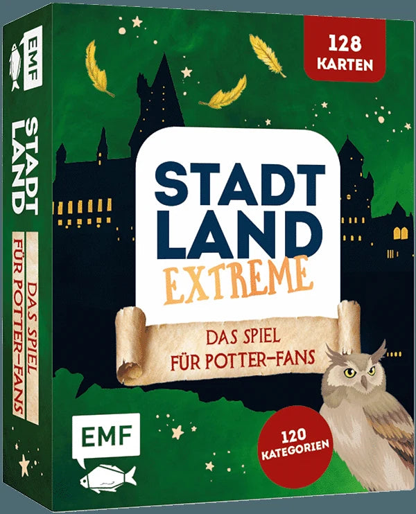 Kartenspiel: Stadt, Land, Extreme – Das inoffizielle Spiel für Harry Potter-Fans mit 128 Karten – Ansicht